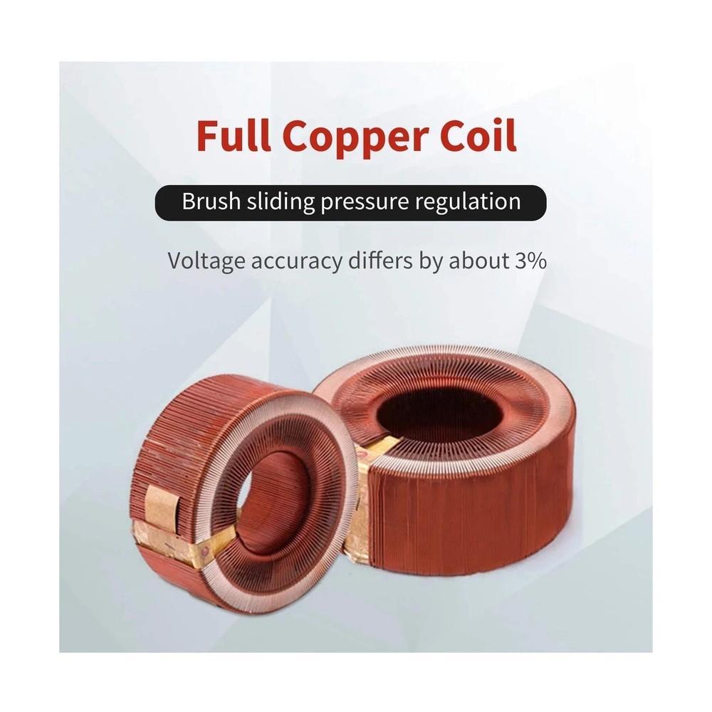 Beleeb Voltage Transformer 5 Amp Auto AC Variable Voltage Regulator,500VAC Ma...