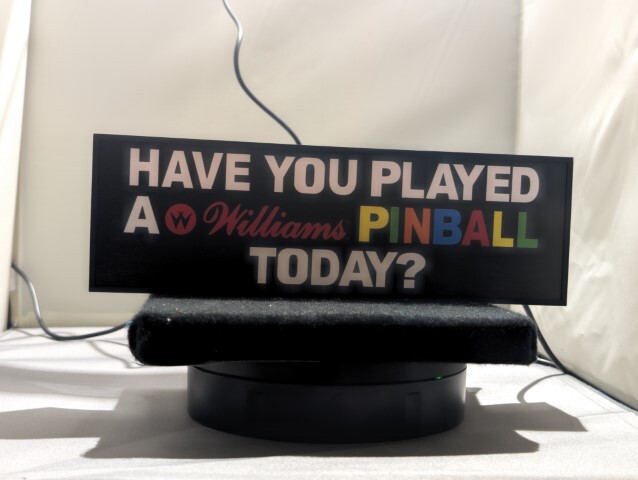 Williams Bumper Sticker Pin-Sign