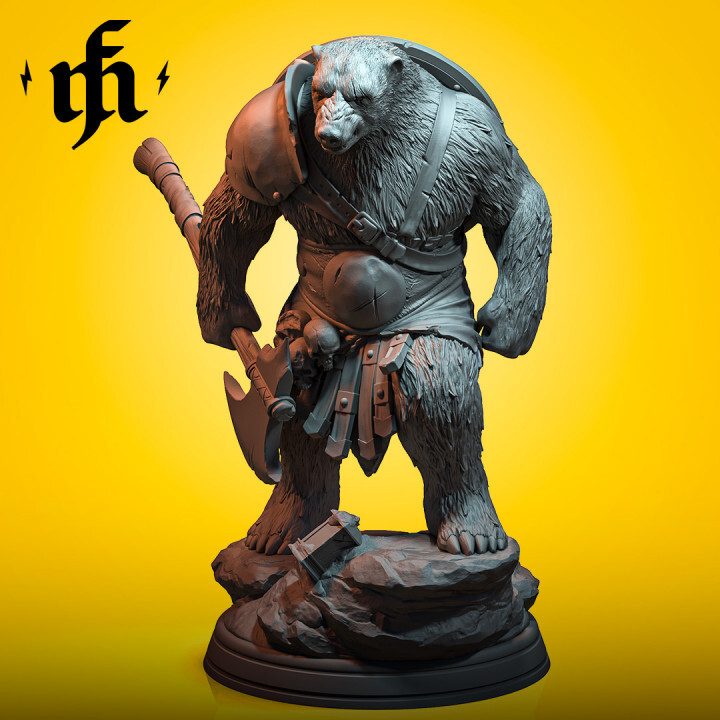 Polar by Midas Forge | D&D | DnD | Miniature | Print on Demand