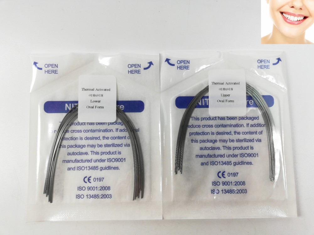 10Pack Dental Orthodontic Niti Thermal Activated Rectangular Arch Wire 18X18 U/L