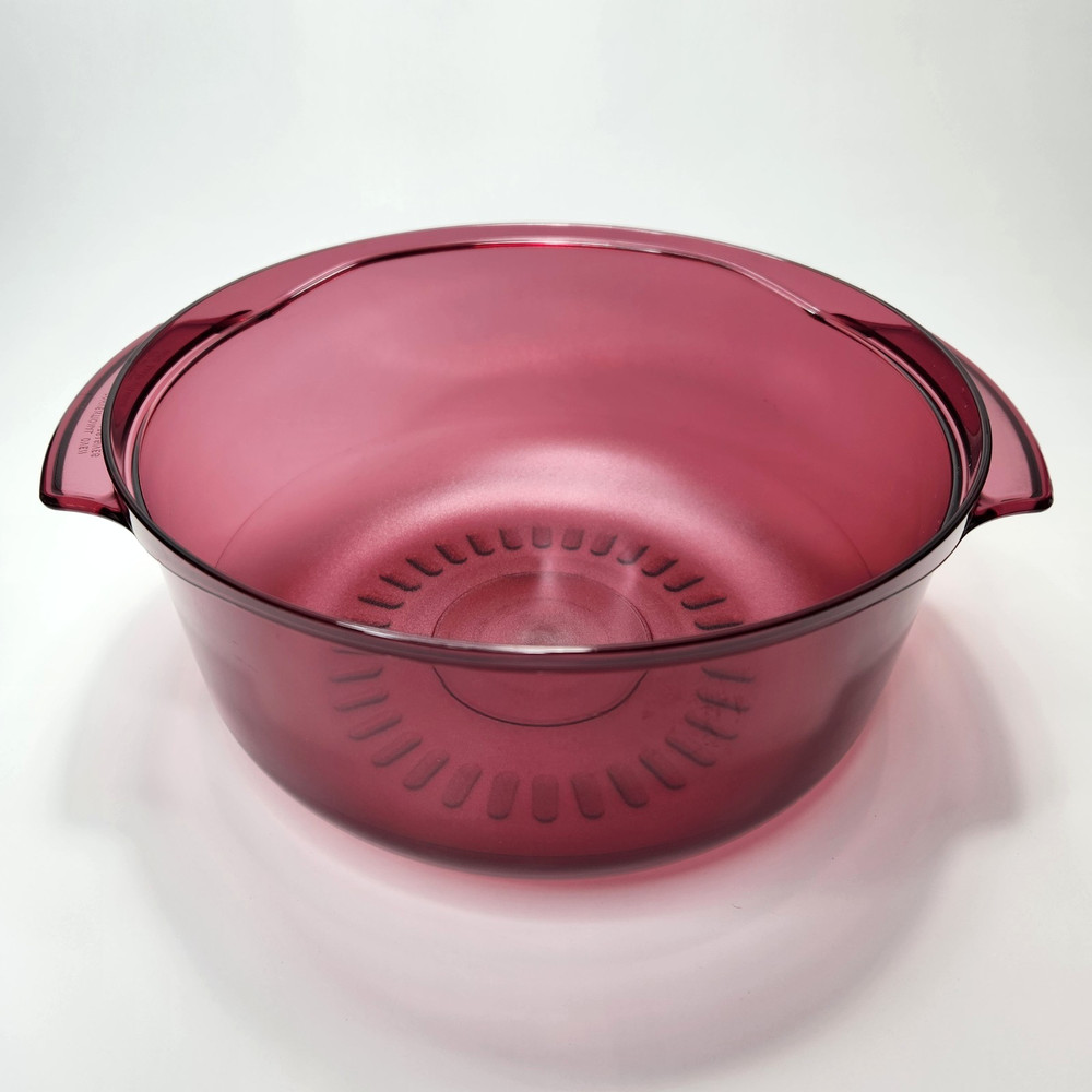 Vintage Tupperware TupperWave 5 Piece Cranberry Red Stack Cooker
