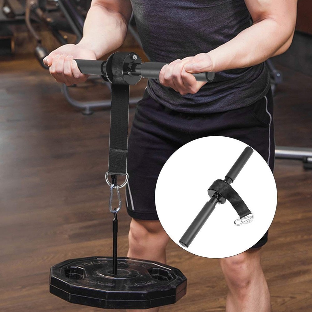 Forearm Wrist Roller Blaster Exercise Trainer Weight-Bearing Wider Nylon Stra...