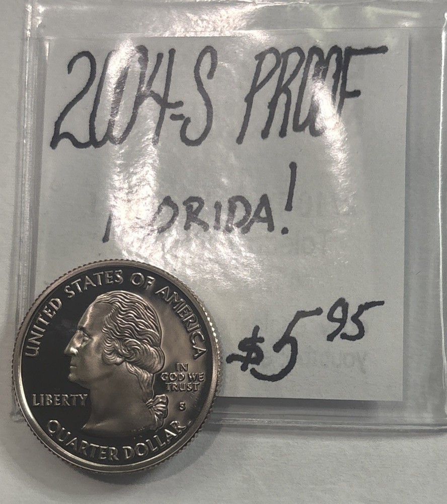2004-S Proof Quarter!  Florida! ENN Coins