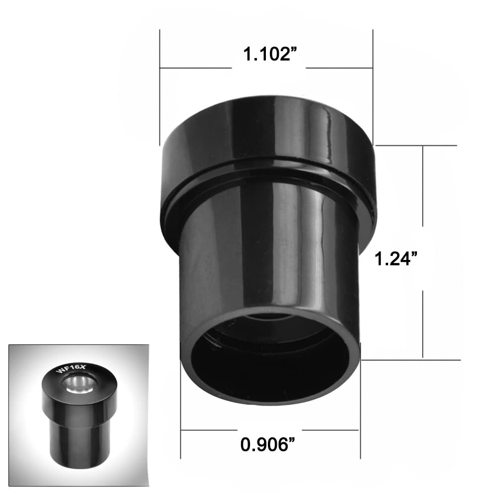 Microscope WF16X Microscope Eyepiece Installation Size Φ23mm (0.905 ")