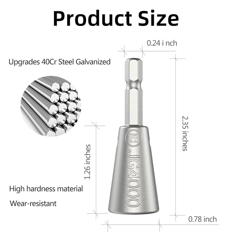 2 Pack Wire Twisting Tool Cable Quick Twister for Electrical Power Drill