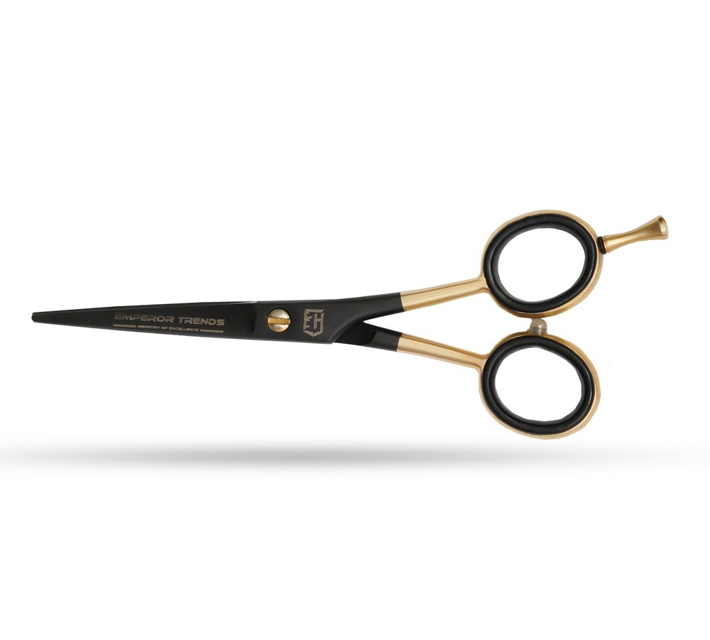 Black Blade and Golden Handle Scissor