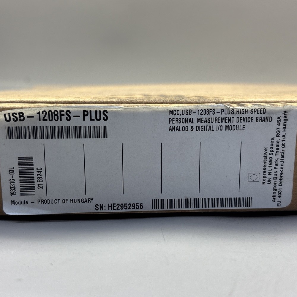 Digilent MCC USB-1208FS-Plus - Multifunction USB DAQ Device, Seal intact!