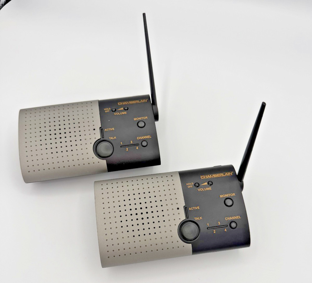 Chamberlain NLS2 Wireless Portable Indoor Intercom-Double Unit READ