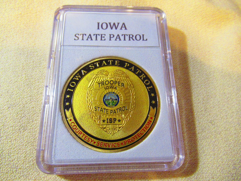 IOWA STATE PATROL Challenge Coin