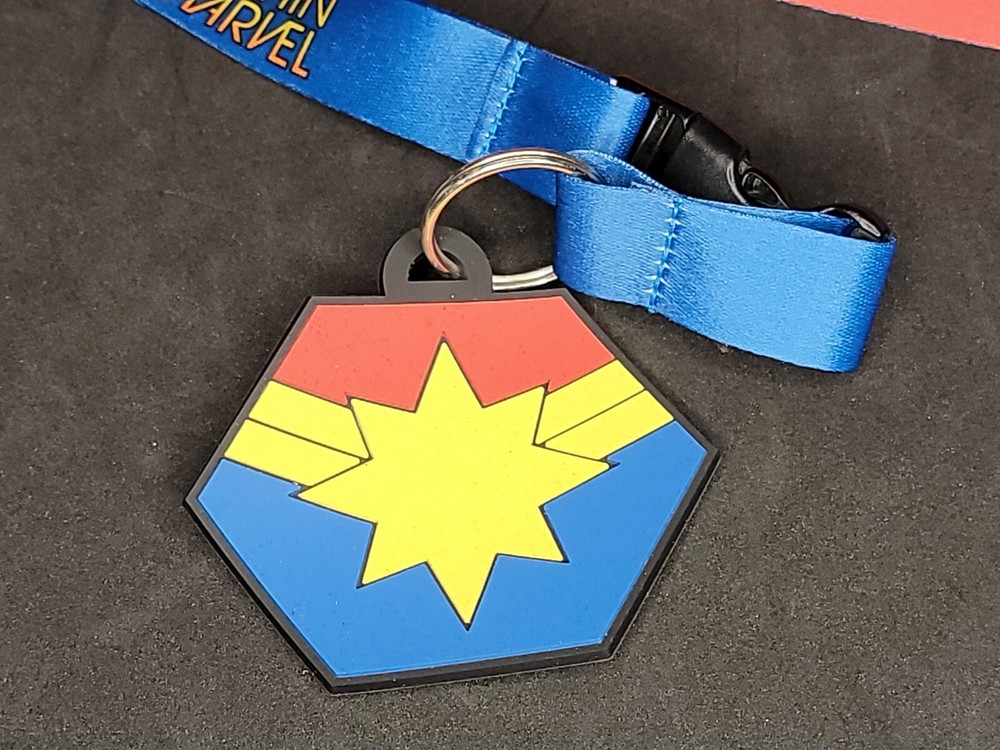 Marvel Loot Crate Comics Captain Marvel Lanyard