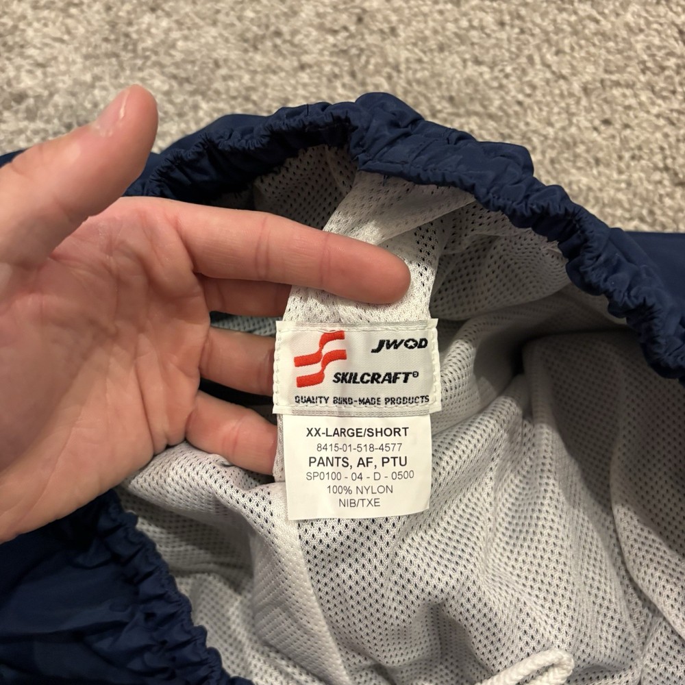 DSCP Pants Physical Training Uniform Unisex Size XX Large Regular Blue Lined