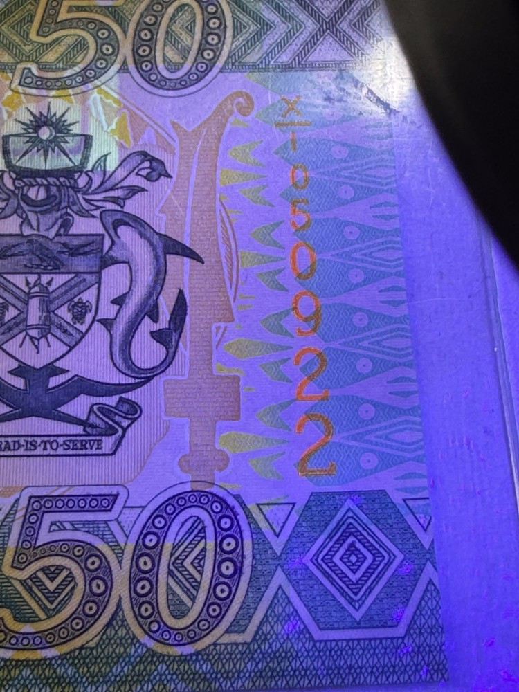 2013 Solomon Island $ 50 Banknote P# 35