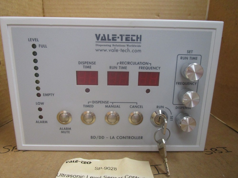 Vale Tech BD/DD LA Controller SP-9028 Ultrasonic Level Sensor Controller New