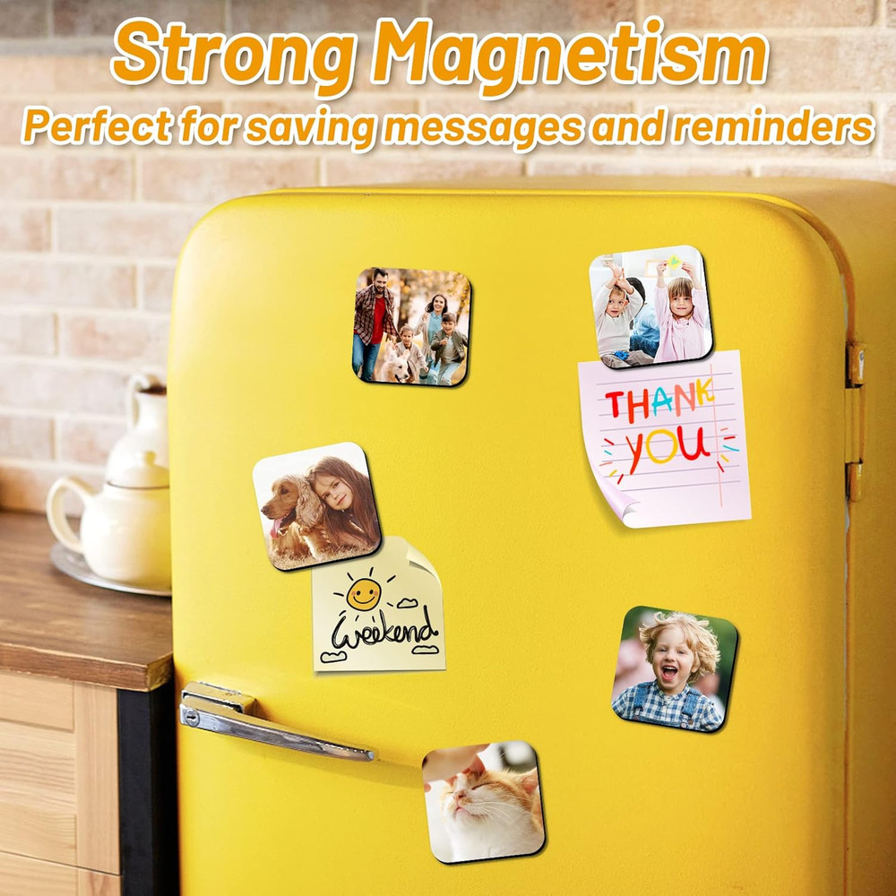 Sublimation Magnet Blanks, Personalized Sublimation Blanks Bulk with 20 PCS Larg
