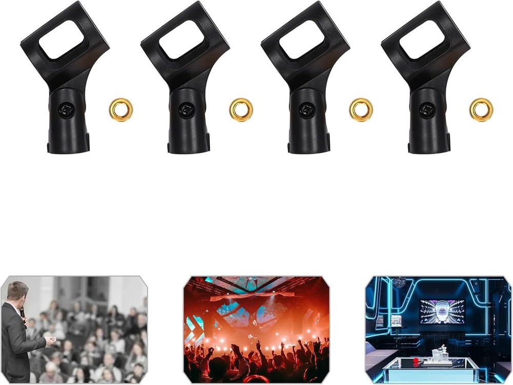 Universal Microphone Holder, Adjustable Microphone Holder Kit for Wired 1.2-1.8’