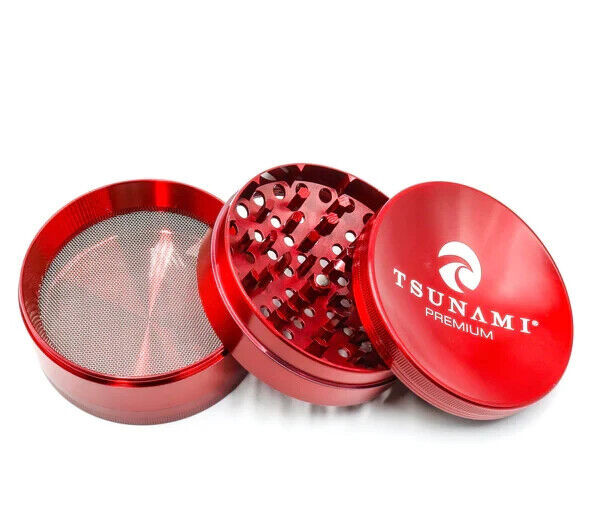 100mm Tsunami Herb Grinder - assorted