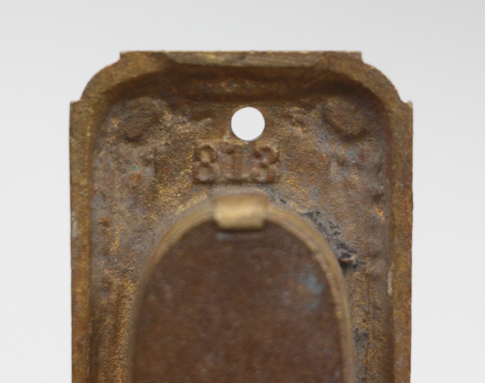 Victorian 3.75 in. Cast Brass Rectangular Window Sash Lift