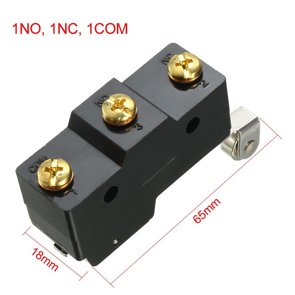 TM-1703 SPDT 1NO+1NC Panel Mount Long Hinge Roller Lever Type Micro Limit Switch
