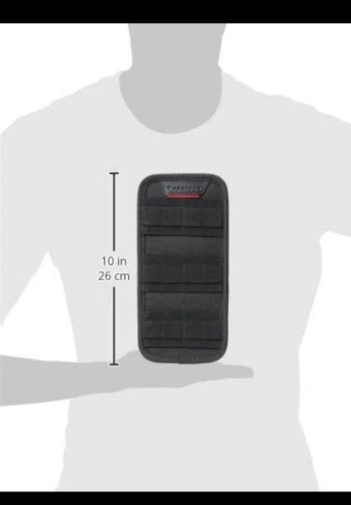 Propper 10 x 5 Elastic Organizer Panel • Black • One Size • X 2 Pack Bundle