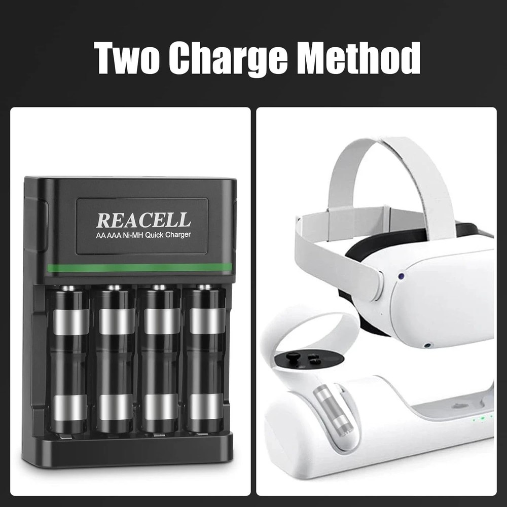 Rechargeable Controller Battery Compatible for Oculus Quest 2 Controller