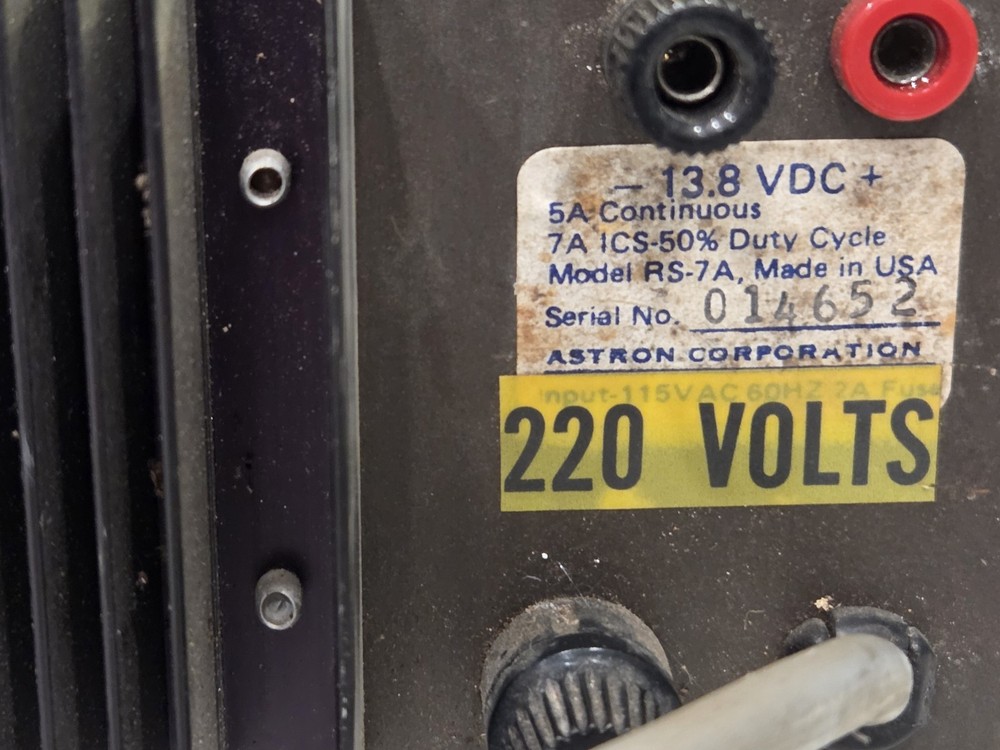 Vintage Astron RS-7A Linear Regulated Power Supply