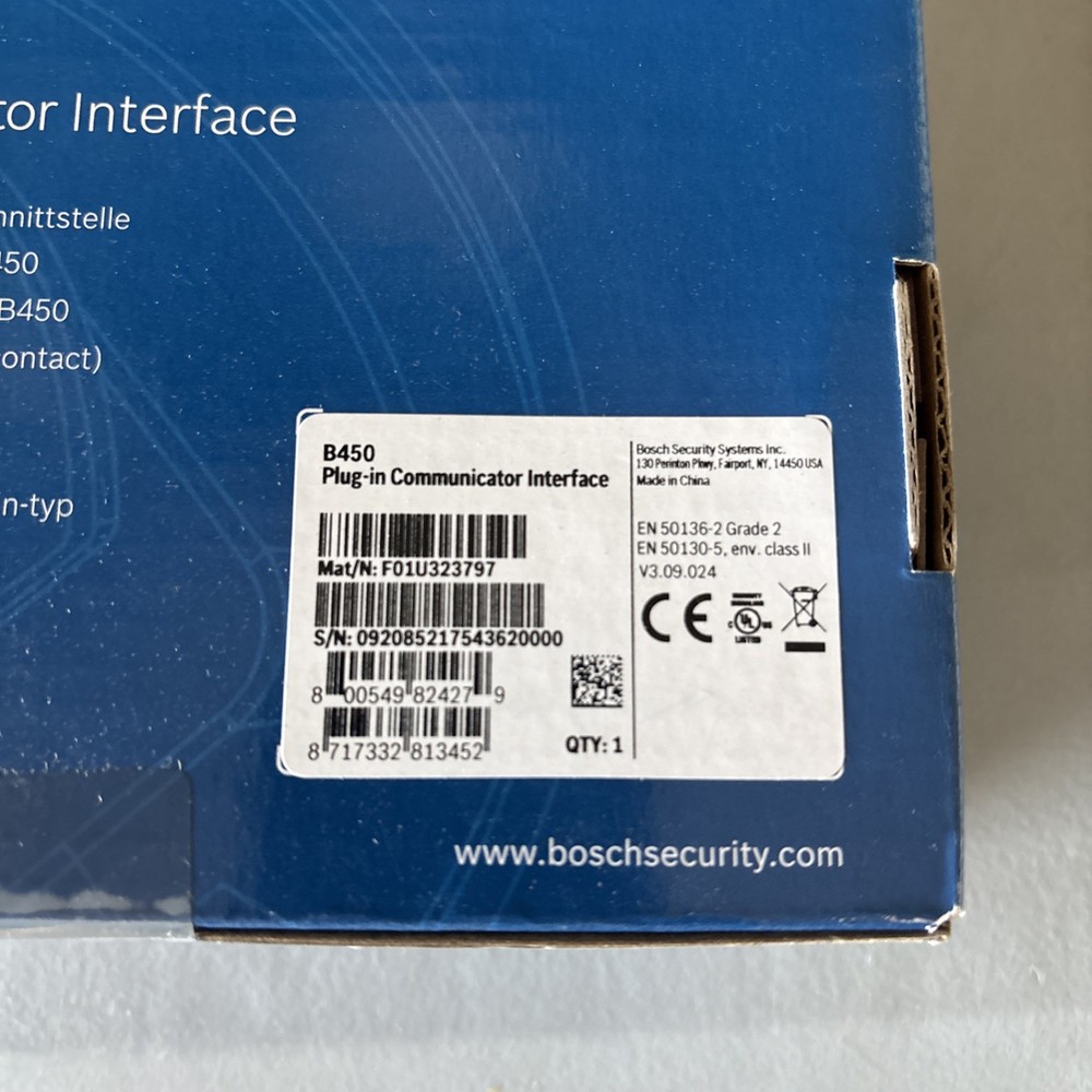 Bosch B450 Conettix Plug-Communicator Module Interface NEW!!
