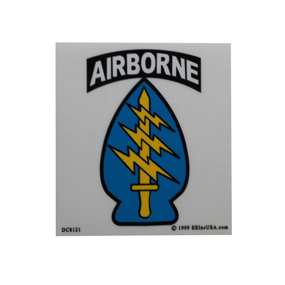 US Army Special Forces Airborne Sticker Decal DC8121  OFFICIAL S010