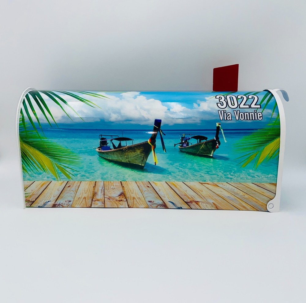 Tropical custom mailbox, Mothers Day Gift