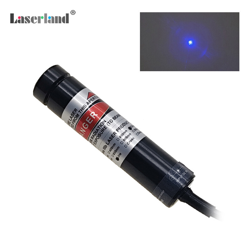 16mm 450nm 80mW Focusable Blue Dot Laser Laser Module Diode