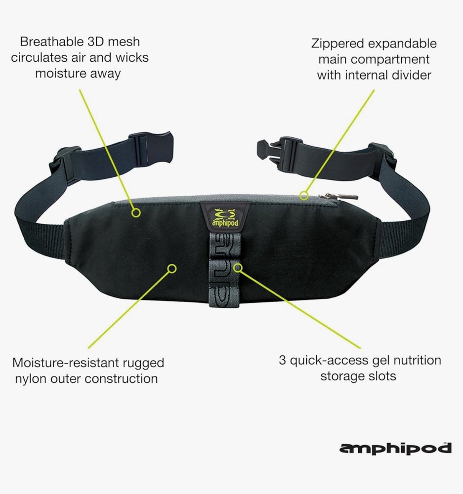 Amphipod AirFlow Trail Pack, Black, One Size