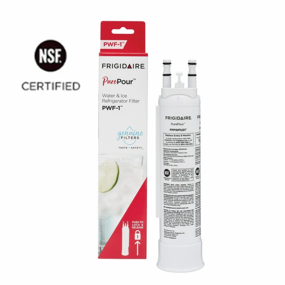 Frigidaire FPPWFU01 PurePour PWF-1 Refrigerator Water Filter-1PACK