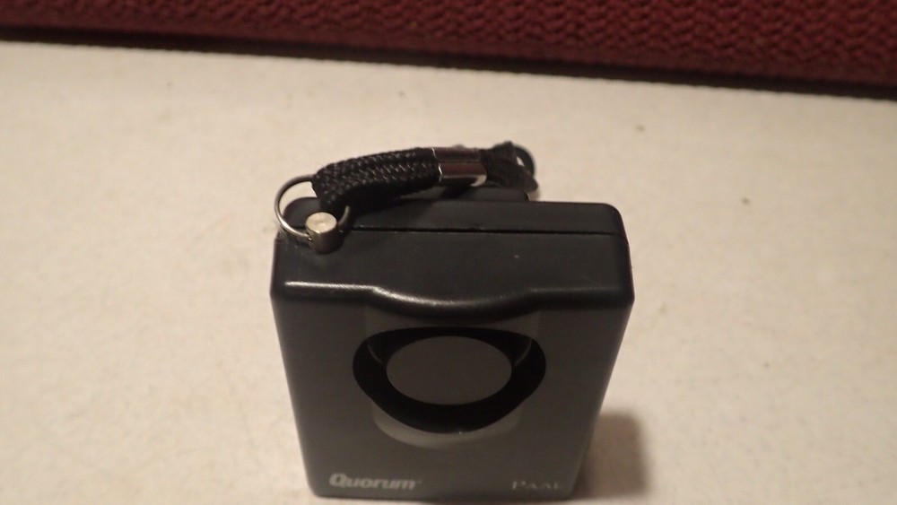 Personal Security Attack Alarm with Clip Quorum PAAL- BLACK