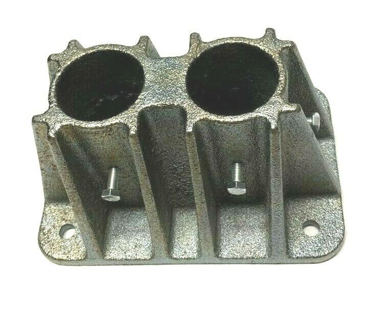Double Socket Mounting Base 2HER8A Includes 3/8 Inch Dia Mounting Holes