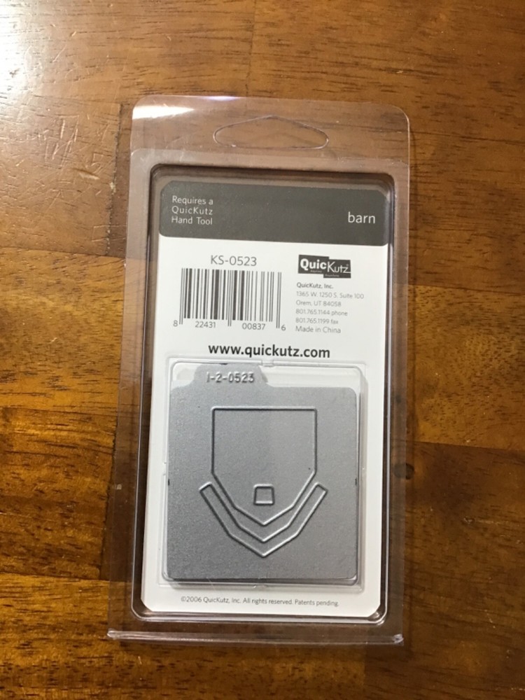 QUICKUTZ BARN……2 .2x2 Die. KS-0523……New