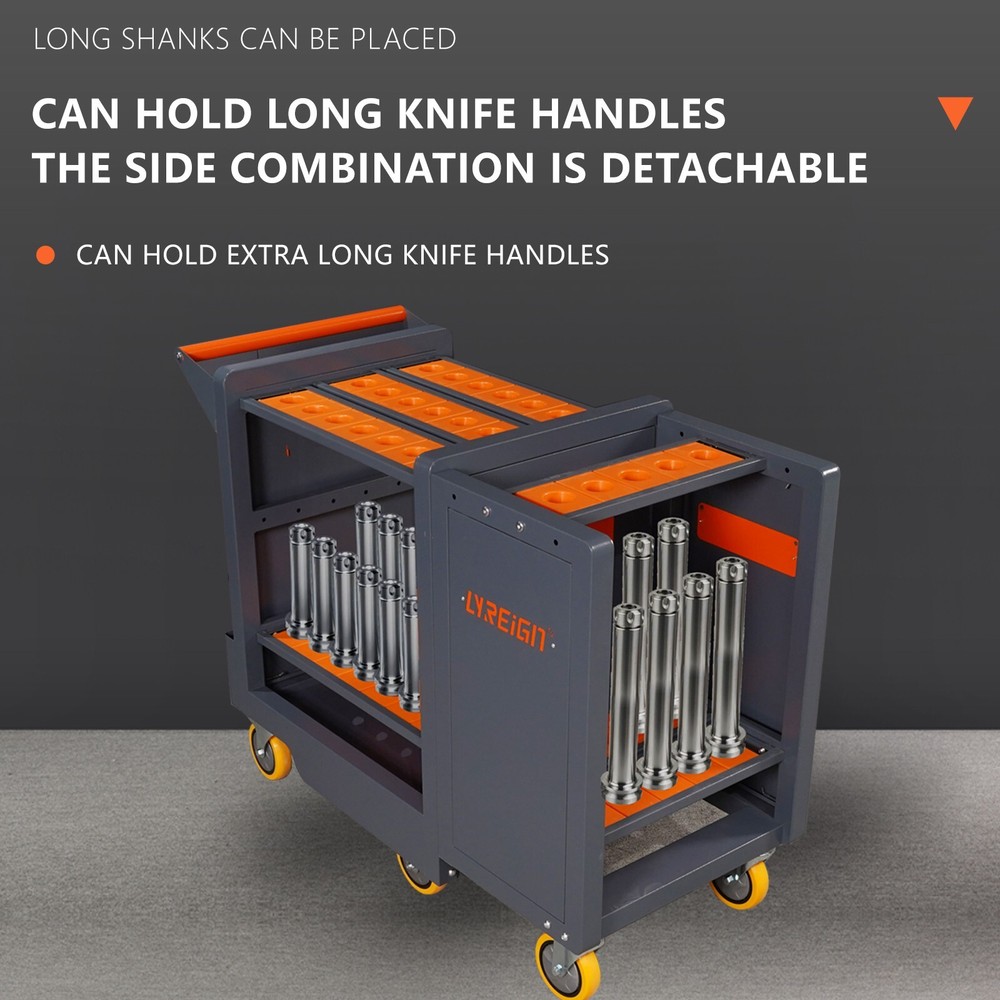 cnc tools cart Tool Trolley 40 Conical Tool Rack CNC Tool Trolley CAT40