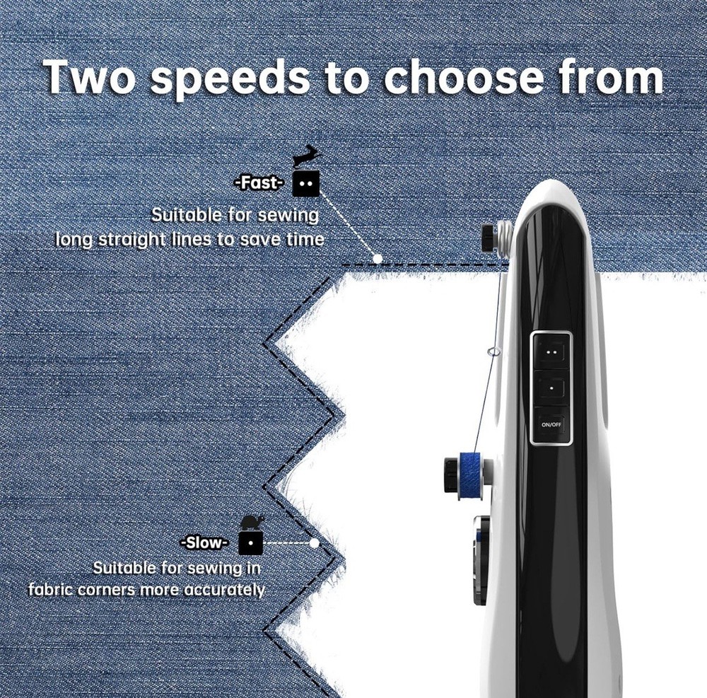 Handheld Portable Mini Sewing Machine, Easy to Use, Fast Sewing Speed