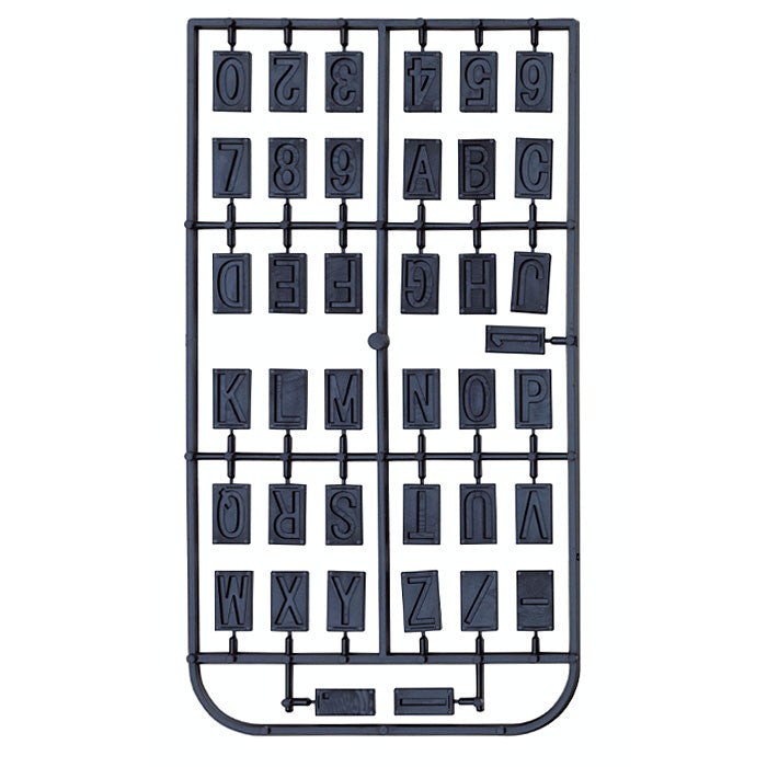Stencil set for engraving device GE 20