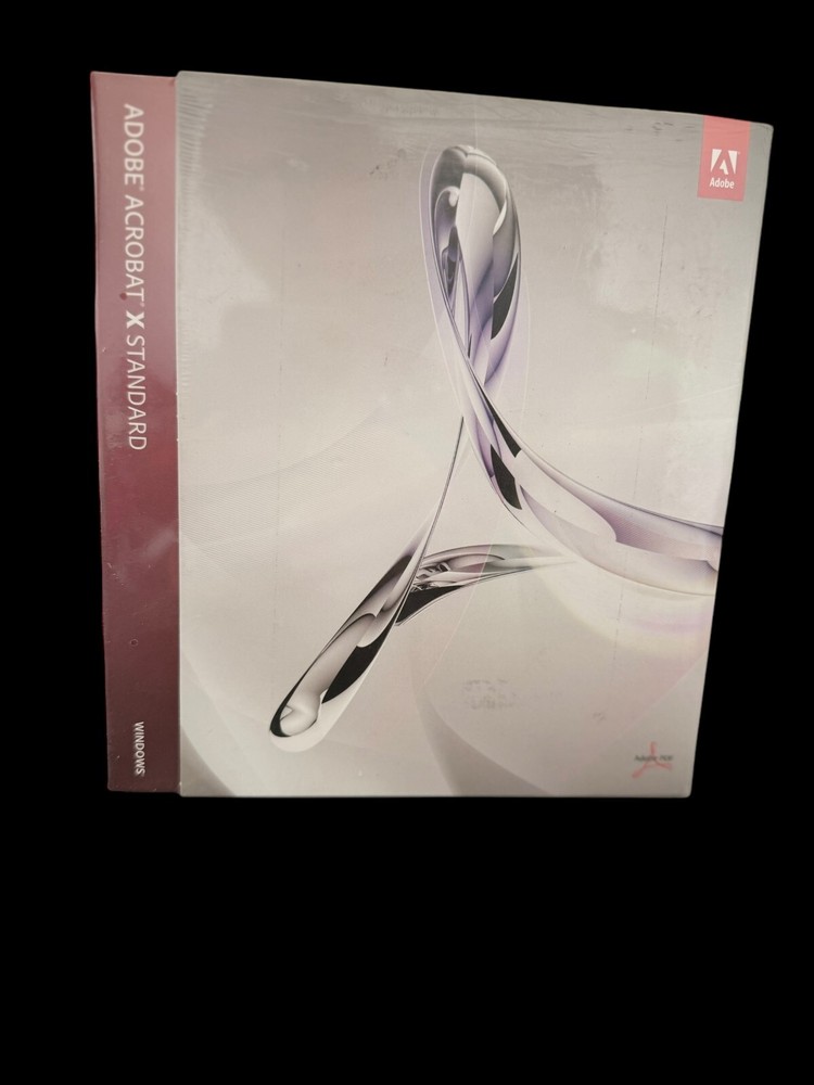 Adobe Acrobat X 10 Standard Windows PC: Full Version ~ NEW 2010 (Sealed)