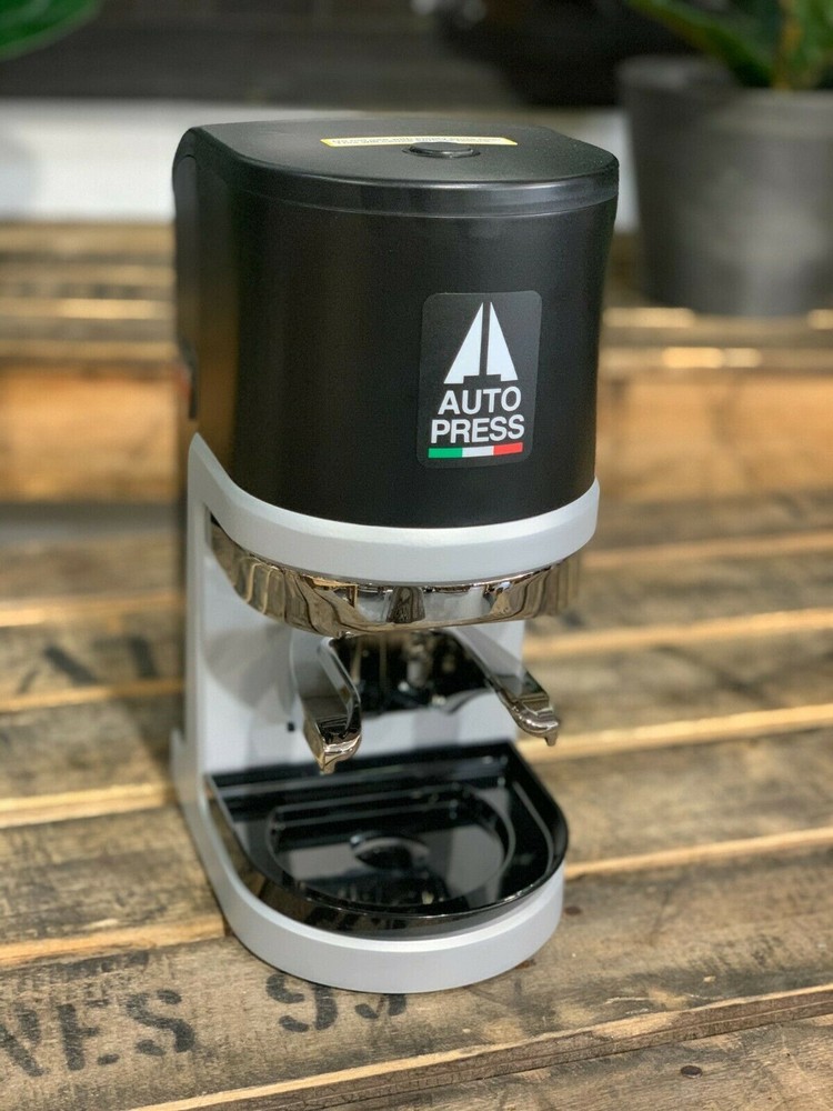 AUTO PRESS AUTOMATIC BRAND NEW BLACK ESPRESSO COFFEE TAMPER TAMPING MACHINE