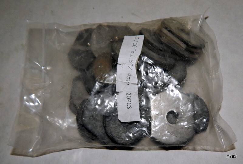 20 PCS 5/16" x 1-1/2" x 4mm Flanges