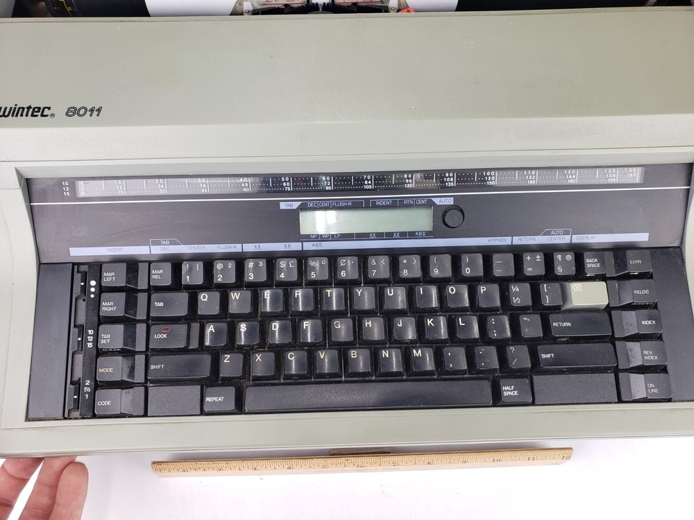 Swintec Typewriter 8011 Wide Format Word Processor Desktop Publisher Tested