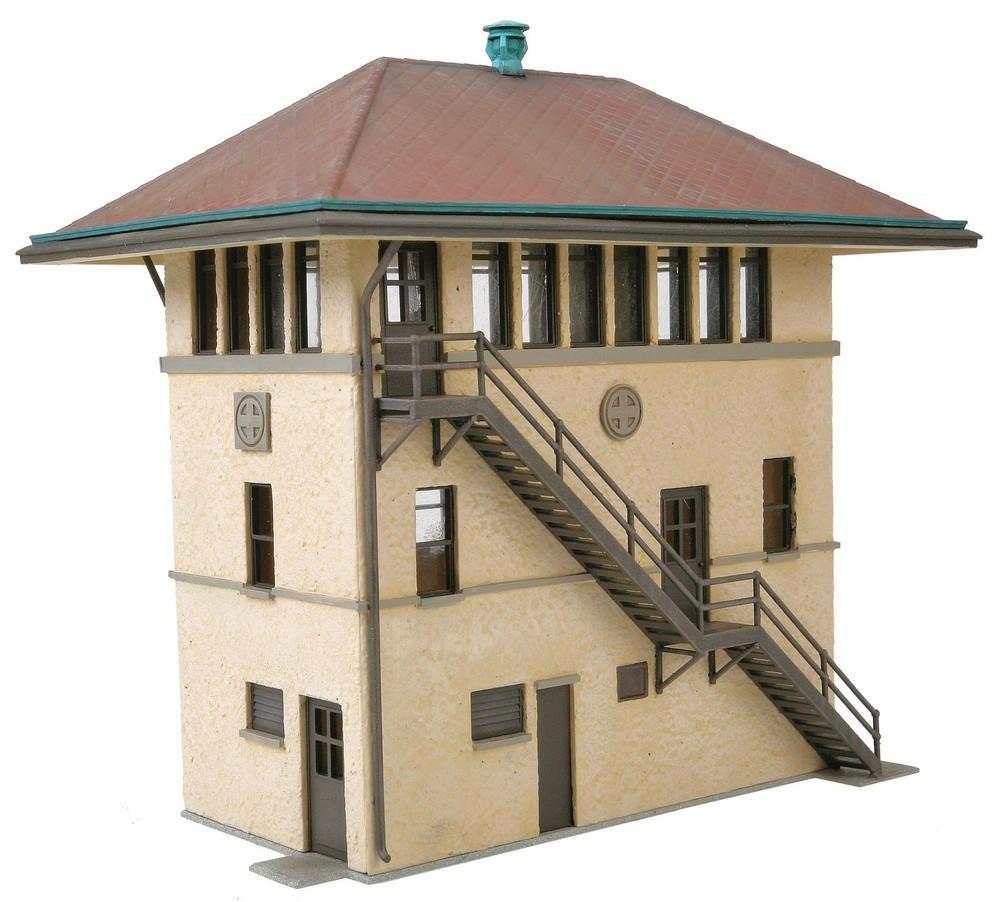 Walthers Cornerstone HO Scale ATSF Interlocking Tower Structure Kit