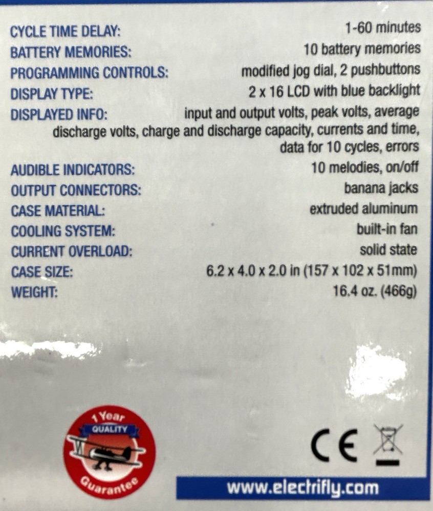 Electrifly Triton 2 Computerized RC Multi Charger Full Tested CLEAN - GPMM3153