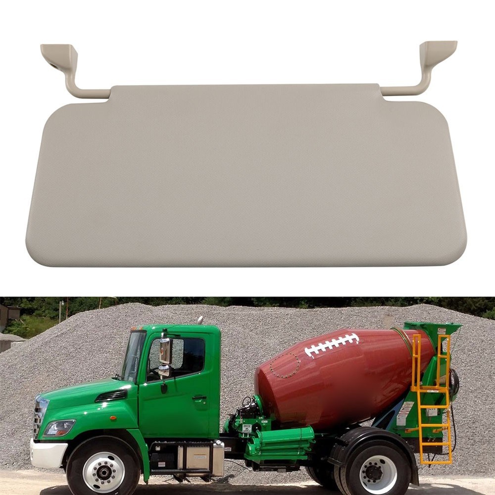 Gray Universal Refitted Adjustable Sun Visor For Construction Machinery Vehicles
