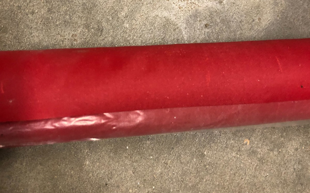 Red Fabric Covering for R/C Model Airplane Partial Roll