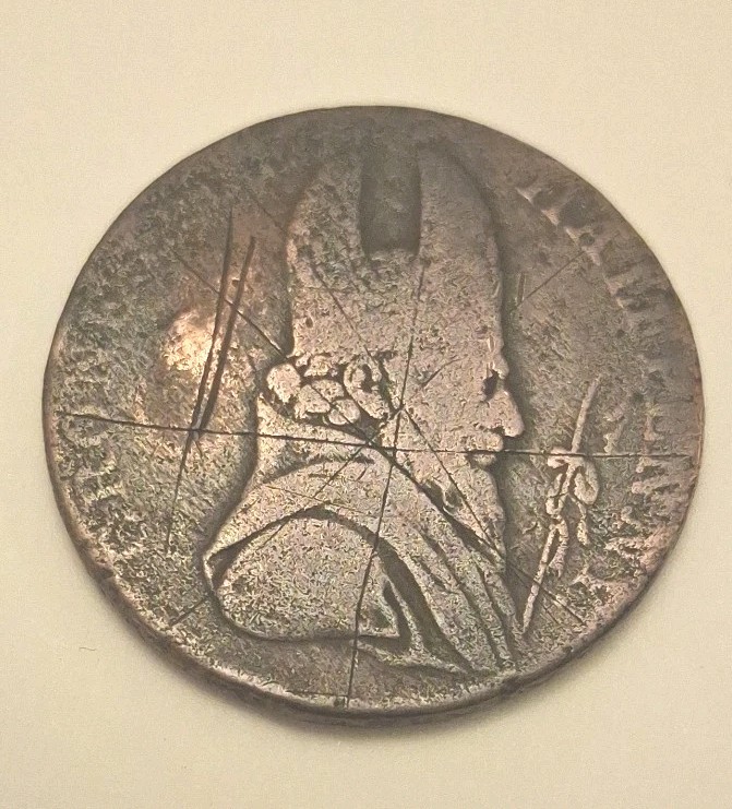 Cronebane Halfpenny Token 1789