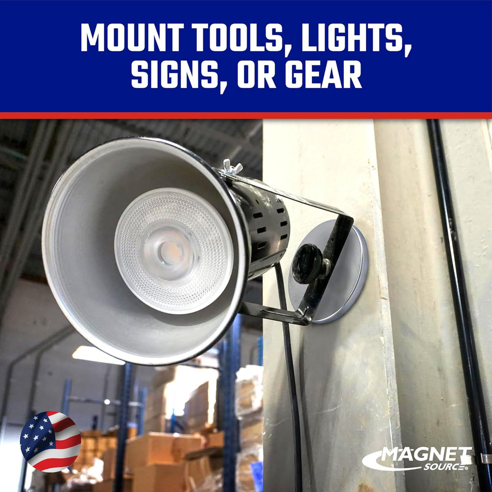 Ceramic Round Base Magnet Pack - Heavy-Duty Strong Magnets -...