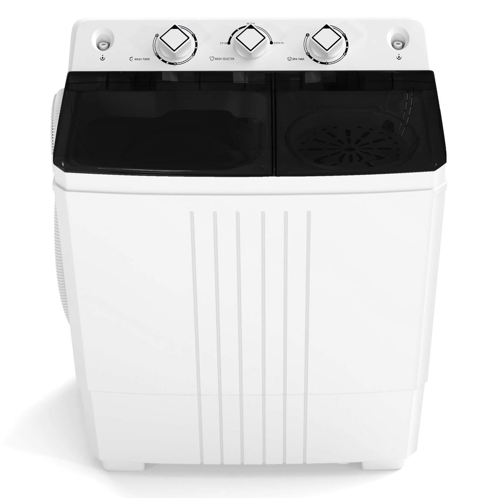 Portable Washing Machine with Drain Pump Timer Control Compact Washing Machine