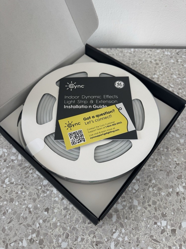 GE Cync - Full Color 16ft Dynamic Effects Smart Light Strip - Open Box