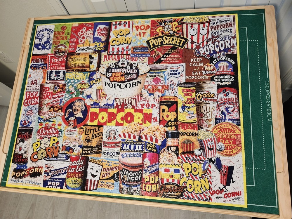 White Mountain Puzzle 1000  (popcorn)